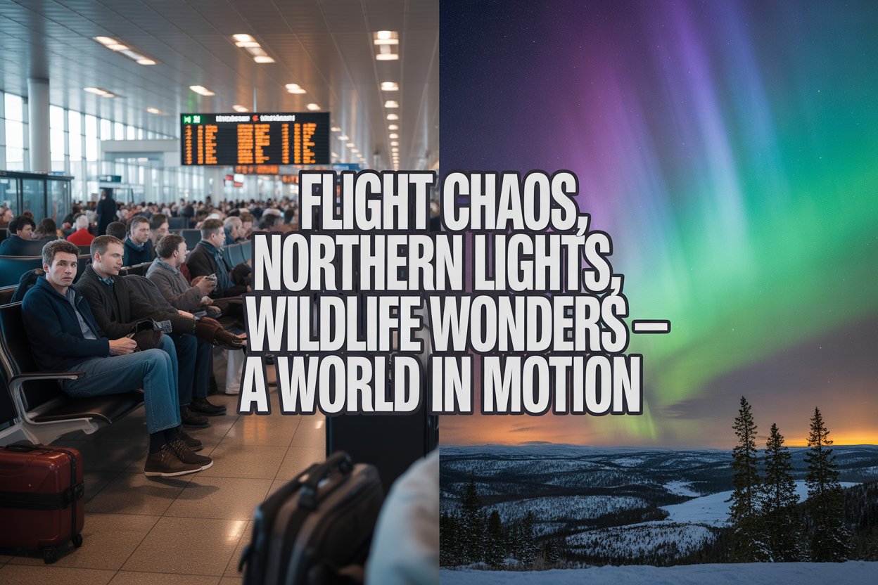 Flight chaos in france and japan, northern lights surge in the united states, wildlife wonders in kenya, and passport growth in uzbekistan new update is here