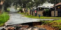 A road at Manaba beach in Margate in southern KwaZulu-Natal following heavy rains last month. <br>(Photo: Traffic 24 KZN / X)