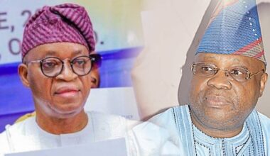 Gboyega Oyetola and Ademola Adeleke