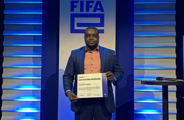 Emmanuel Lawson makes history as Ghana’s first FIFAe Licensed Referee Coach