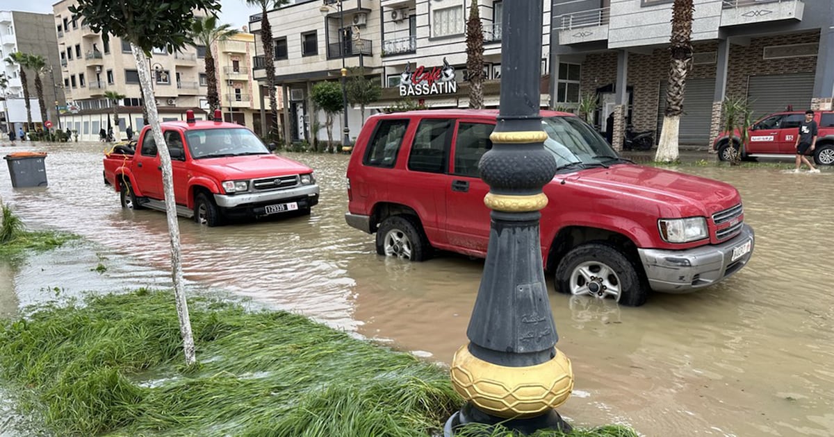 Ksar El Kébir: inondation de plusieurs quartiers suite à la crue du Loukkos
