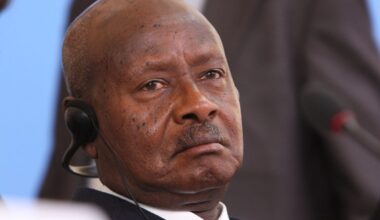 President Yoweri Museveni in Uganda elections