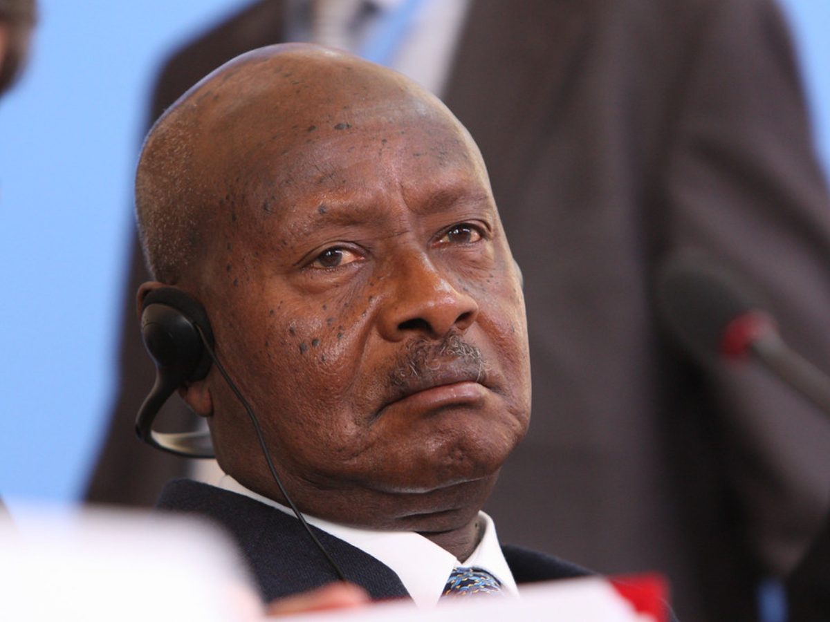 President Yoweri Museveni in Uganda elections