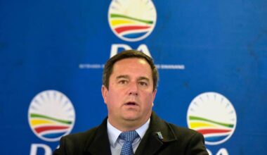 Daily news update / DA Steenhuisen Dion George