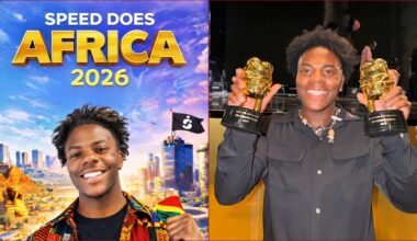 American streamer IShowSpeed is awaited in Kenya.