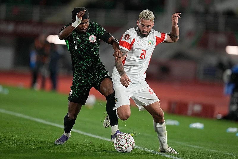 Nigeria vs Mozambique Africa Cup of Nations soccer-Ademola Lookman