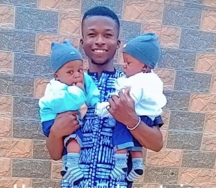 Promise samuel with his twin sons