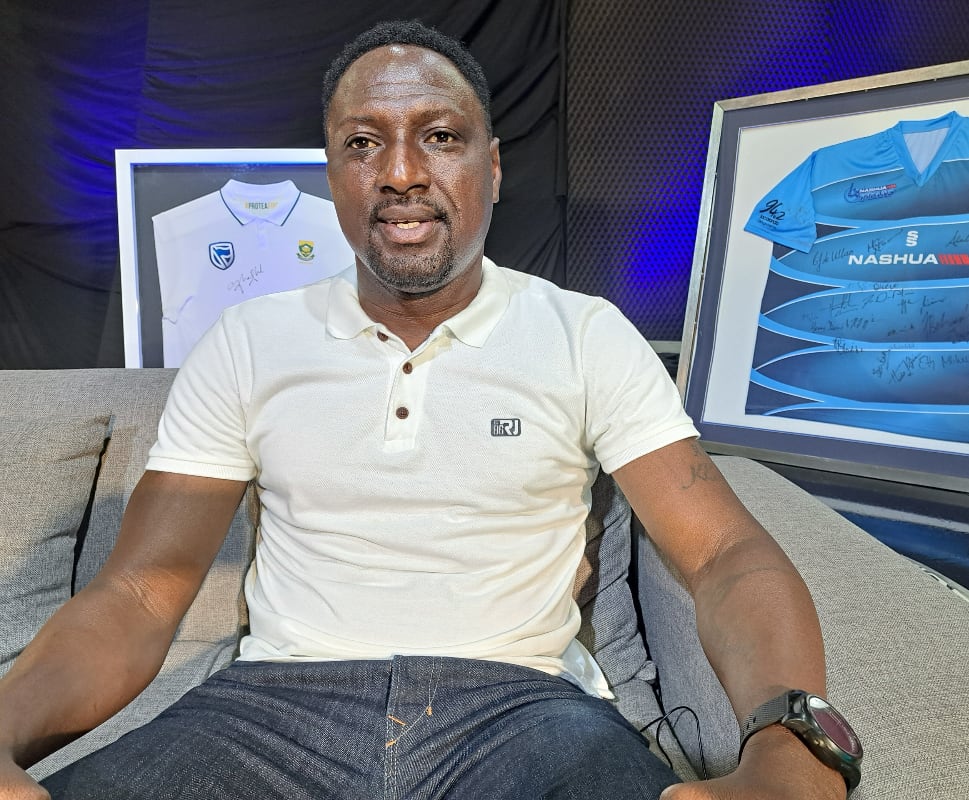 TS Galaxy goalkeeper coach Greg Etafia.