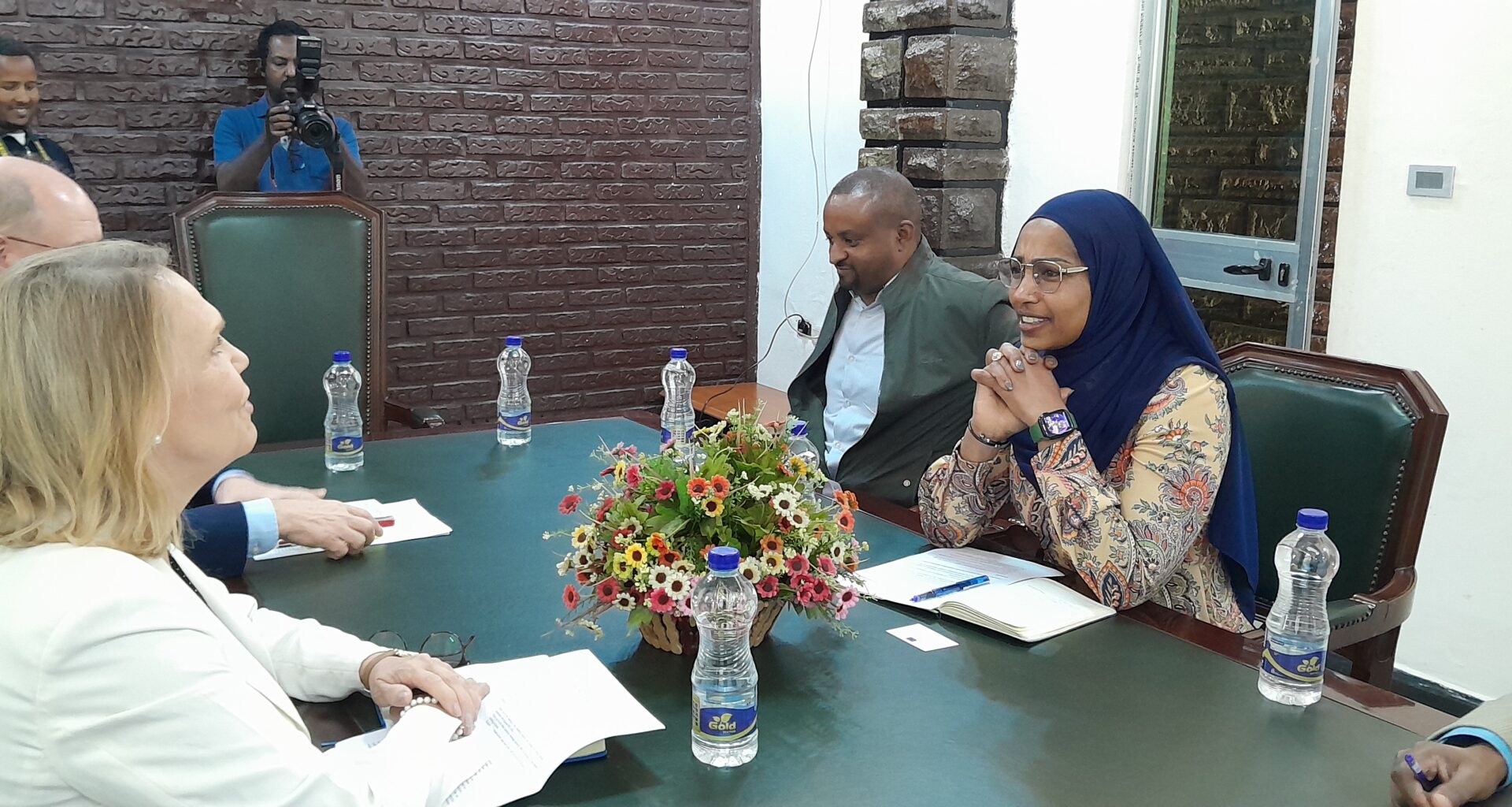 EU Ambassador met with HE Teyiba Hassen