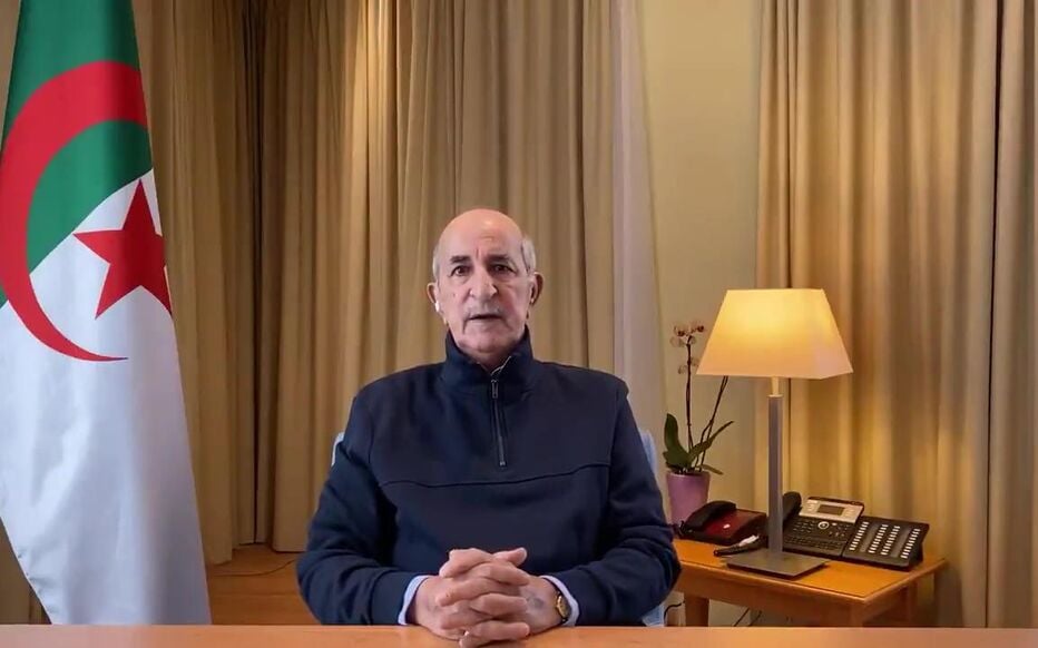 Le président algérien