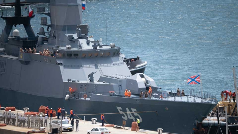 Russia Joins Chinese, Iran Warships for Drills off South Africa