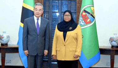 Samia Suluhu Hassan Tanzania Minister Wang Yi China