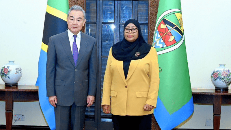 Samia Suluhu Hassan Tanzania Minister Wang Yi China
