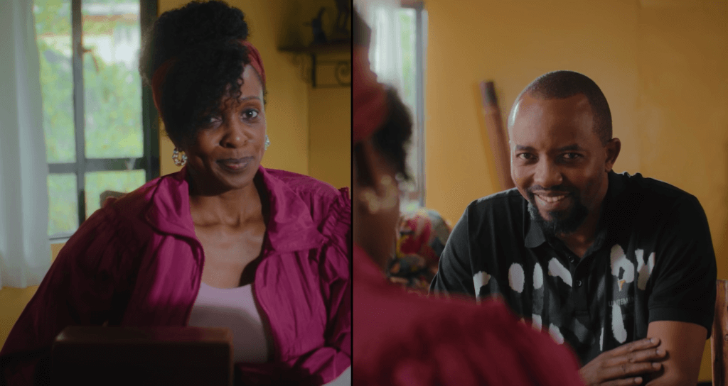 Angela Mwandanda and Joe Kinyua in the new Kenyan film She Gets Me