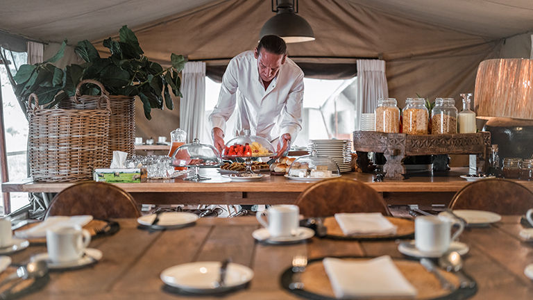 Siringit properties offer meals created in partnership with a Michelin-starred chef.
