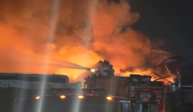 WATCH | Man trapped in PMB factory fire escapes through window