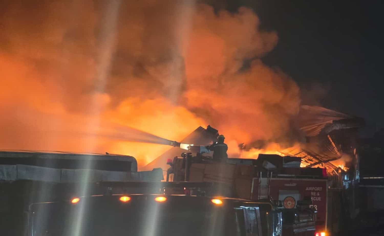 WATCH | Man trapped in PMB factory fire escapes through window