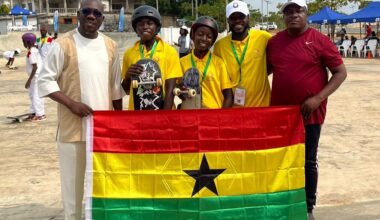 Ghana debuts at International Francophonie Skate Youth Championship 