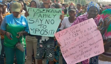 Protest in Ijebu Ode over Awujale stool imposition plot