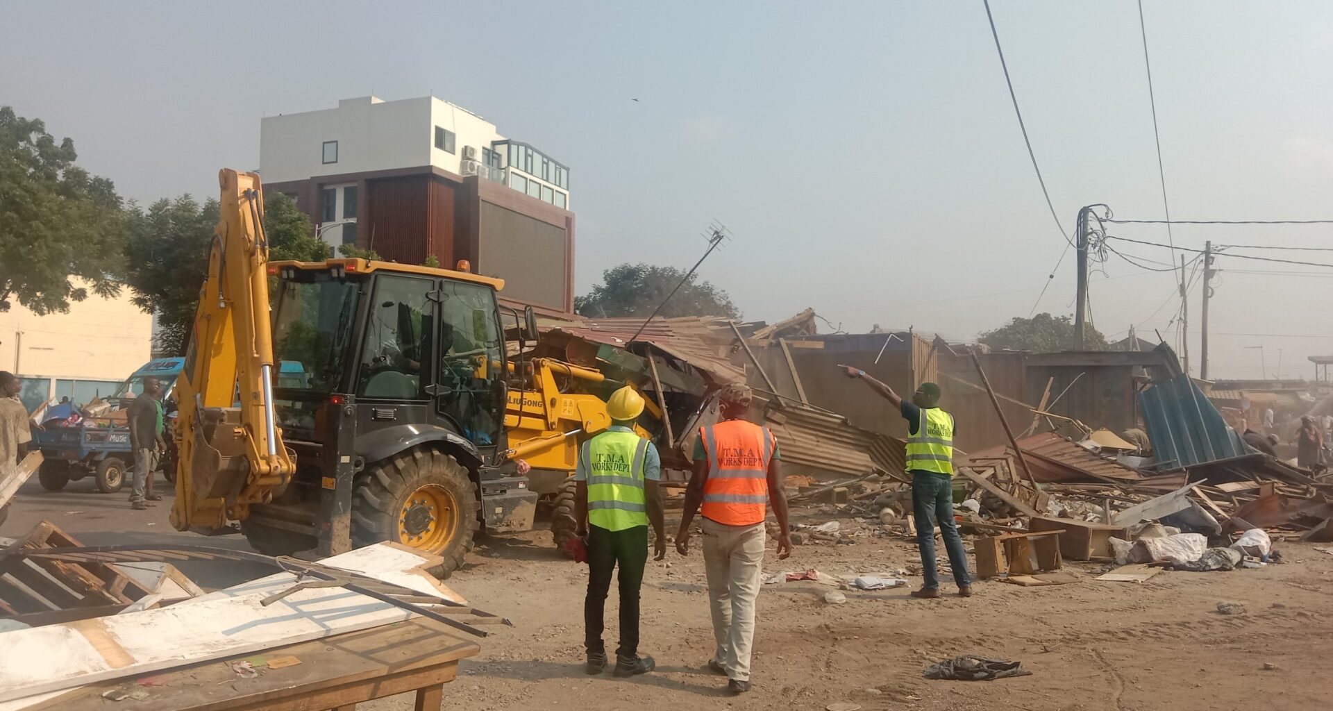 TMA decongests shops operating at El Paso lorry station  