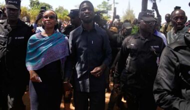 Wife of Uganda's opposition leader describes moment armed men attacked her at home