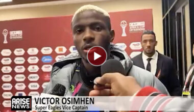 Osimhen Shrugs Off Pressure Ahead Of Nigeria-Morocco AFCON Semi-Final – Arise News