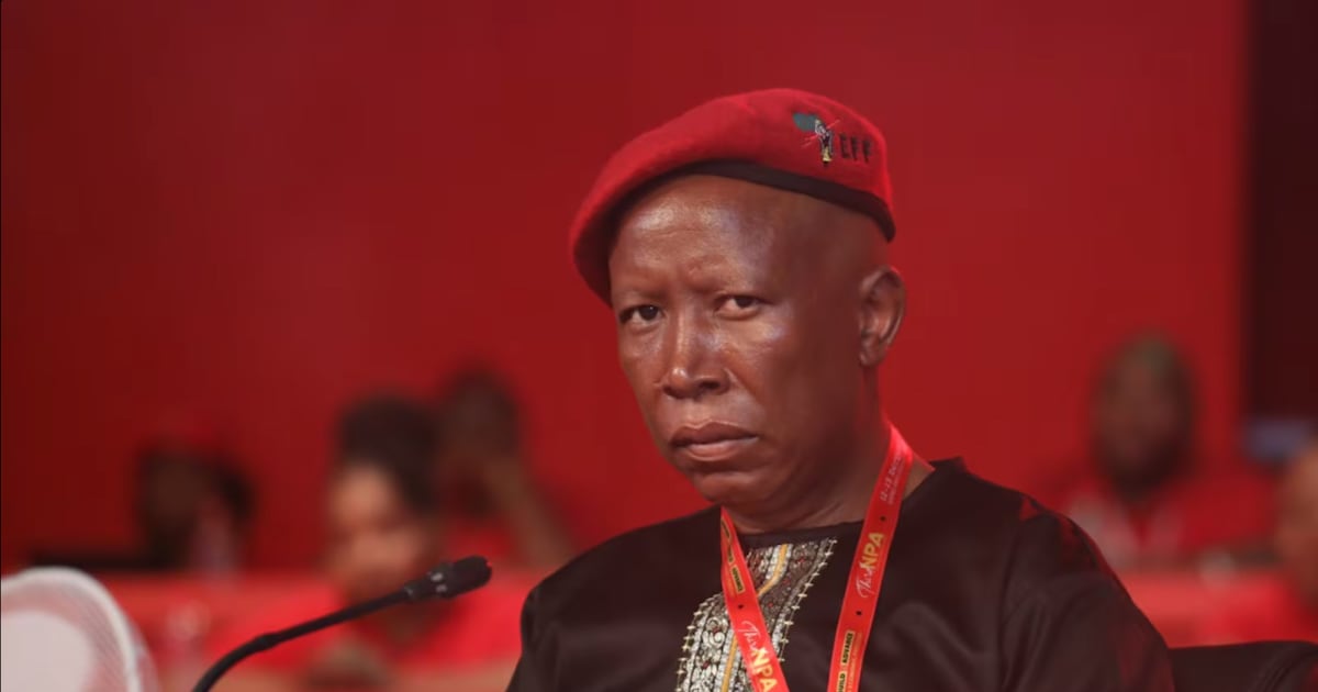 Malema blasts Trump after court appearance