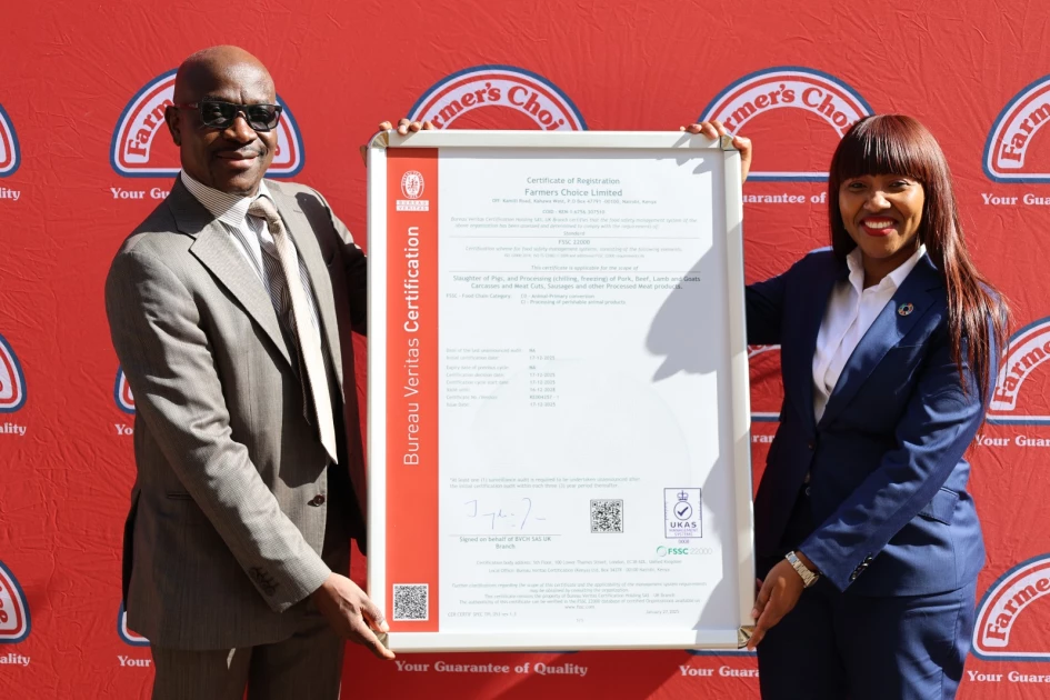 Farmer’s Choice achieves International Food Safety System Certification