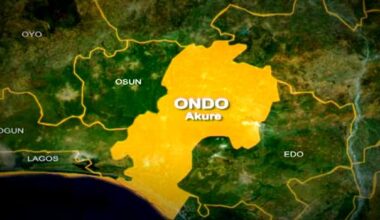 Ondo State map