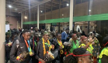 Triumphant team Kenya from World Cross Country returns home