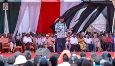 President Ruto, DP Kindiki dance with youth at Nyota Launch in Nyeri