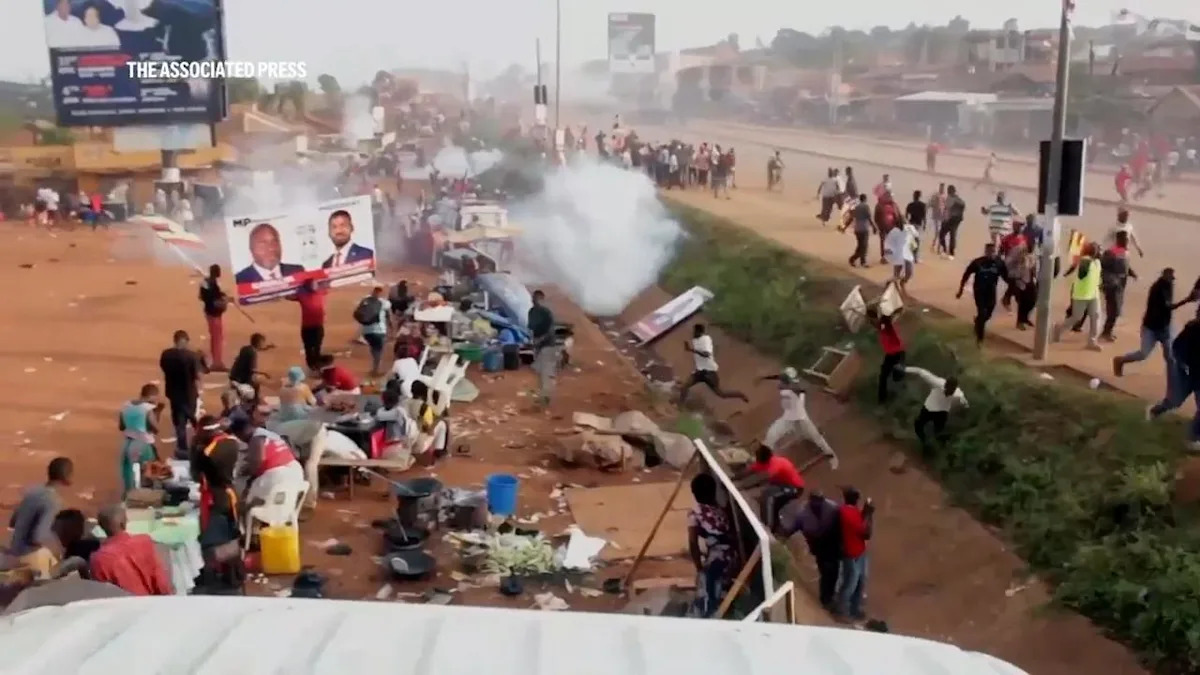 Uganda's security forces accused of violence against the opposition ahead of election