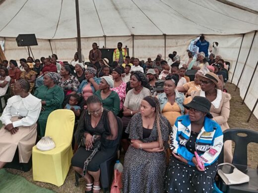 Attendees come in numbers to attend the service