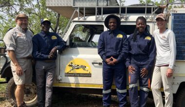 Niabi Zoo staff return from Zimbabwe after painted dog conservation work