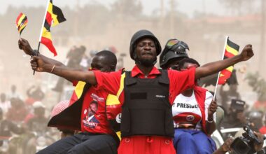 Ugandan opposition leader campaigns in flak jacket :: WRAL.com