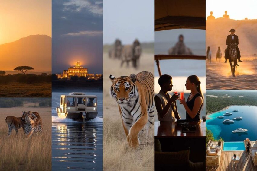 Image of various different luxury destinations in the world