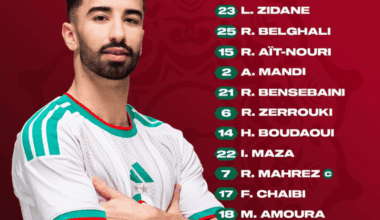 CAN 2025, Algérie – Nigéria : la composition des Verts avec une nouveauté