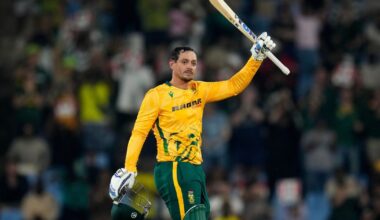 De Kock hundred in his 100th T20 leads South Africa to series win over West Indies :: WRAL.com