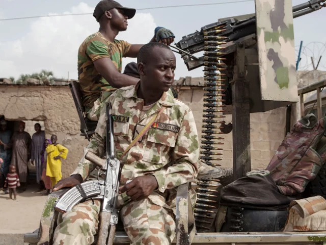 an army personnel in nigeria photo afp