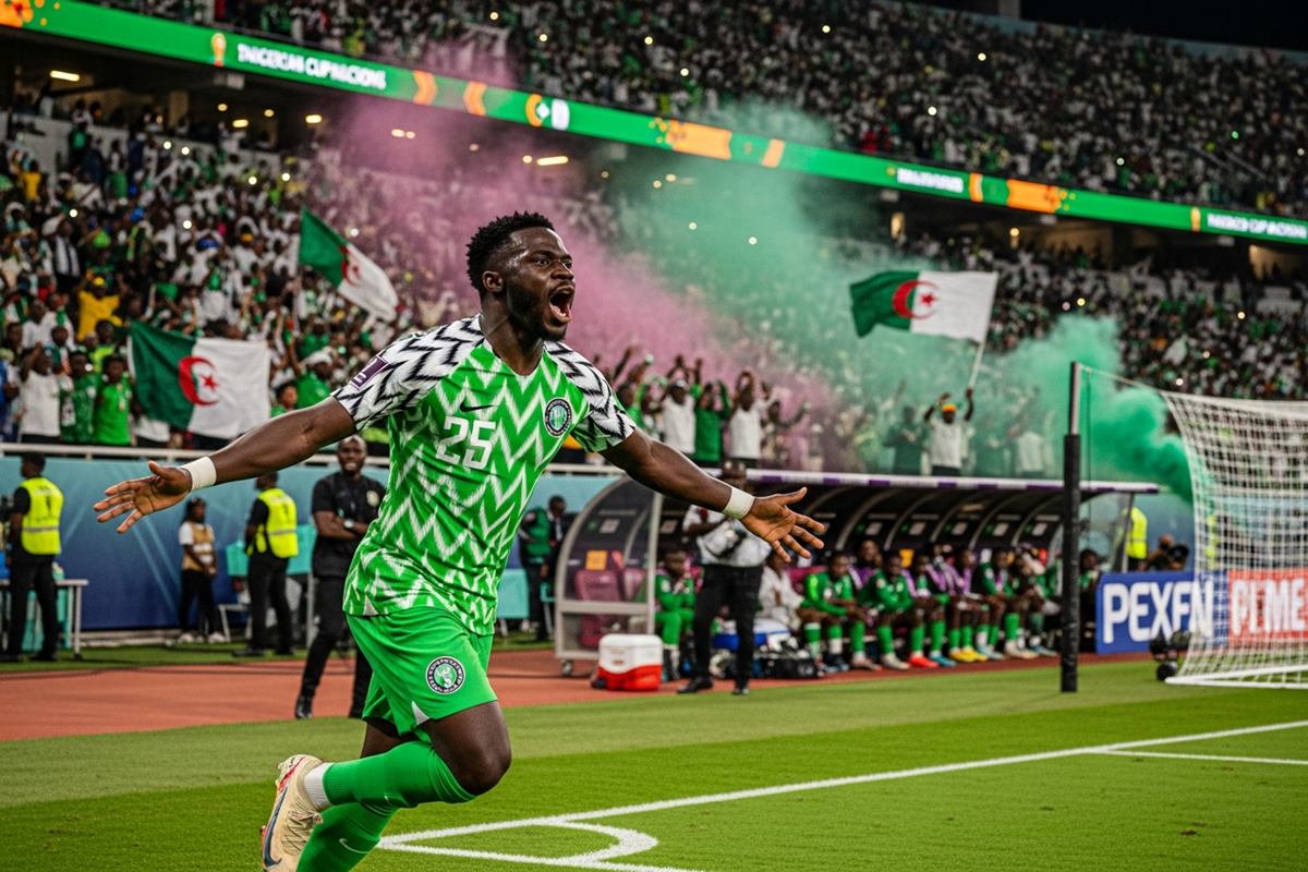 Match Nigeria vs Algérie lors de la CAN 2025