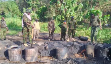 Eight suspects arrested as police raid illicit brew dens in Western, 50,000 litres destroyed
