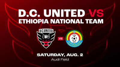 D.C. United to play the Ethiopia National Team in a Friendly at Audi Field on August 2 
