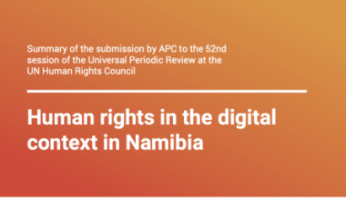 Summary: Human rights in the digital context in Namibia