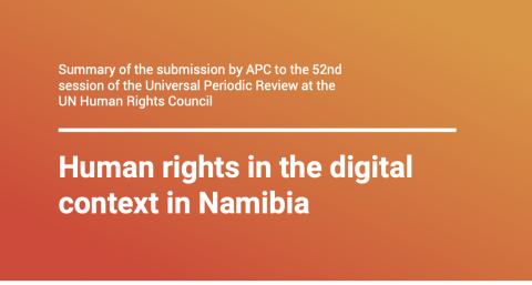 Summary: Human rights in the digital context in Namibia