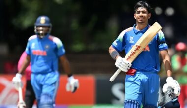 Vihaan Malhotra hits century as India crush Zimbabwe