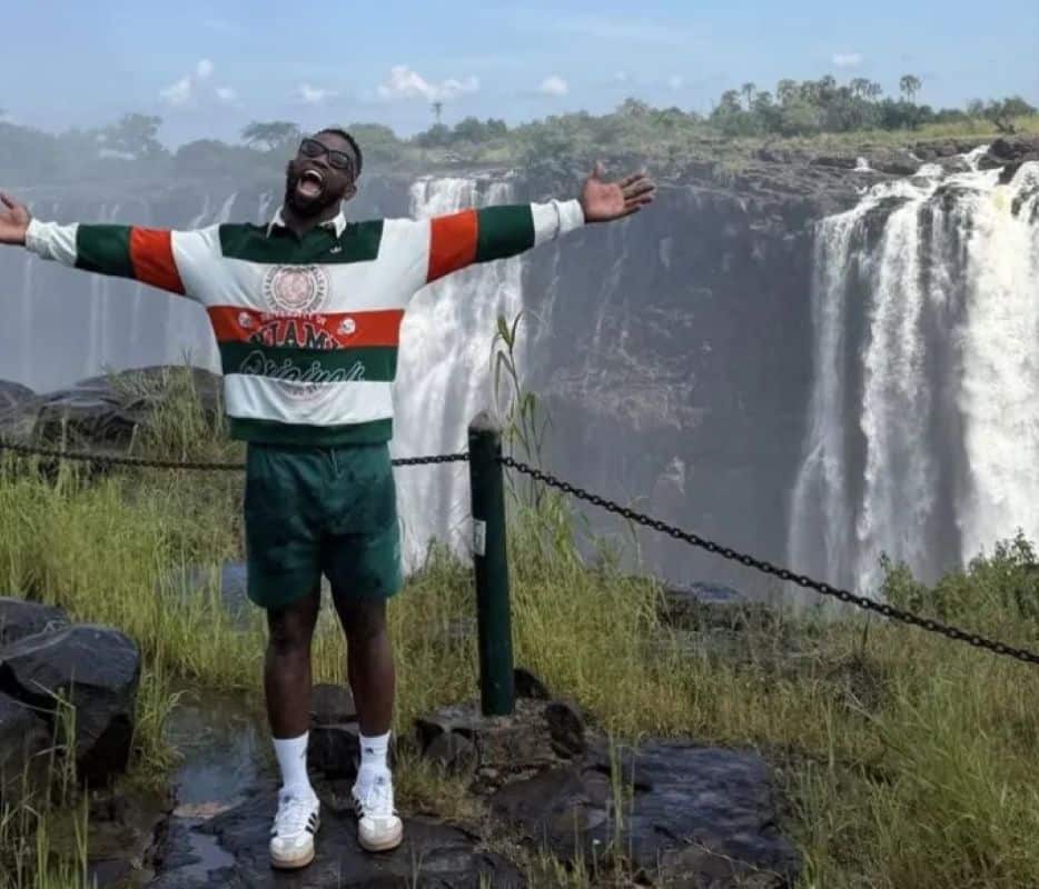 Siya Kolisi on vacation with Rachel John