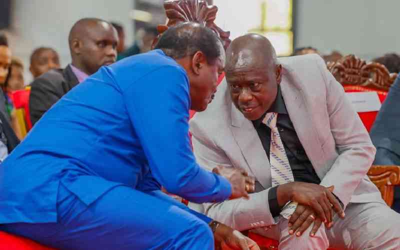 Gachagua differs with Kalonzo on naming of presidential candidate