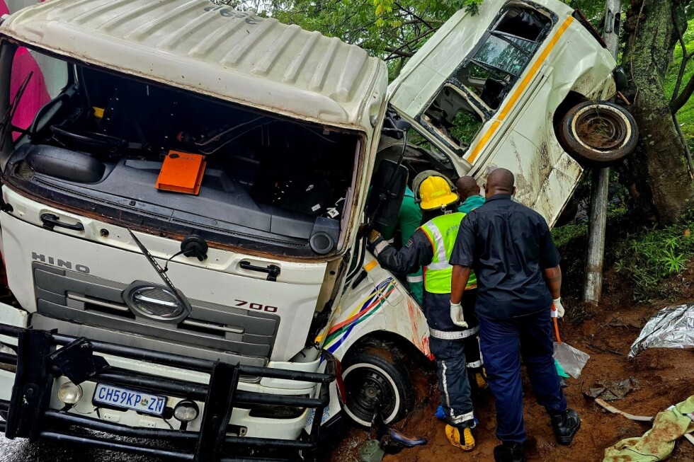 South Africa minibus and truck collision kills 11 people