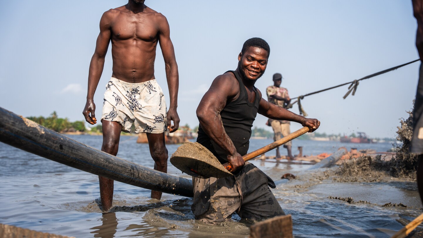 Sand dredging reshapes Lagos, Nigeria, and creates peril