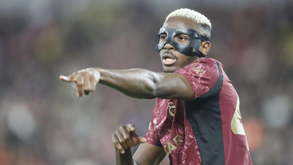 l’ouverture du score d’Osimhen contre l’Algérie